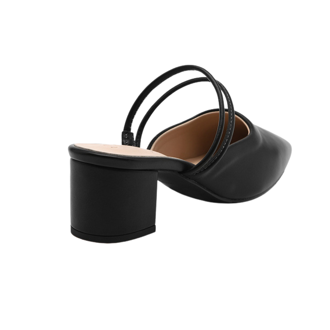 Sappun Kipley Strap Mule Heels (5cm)