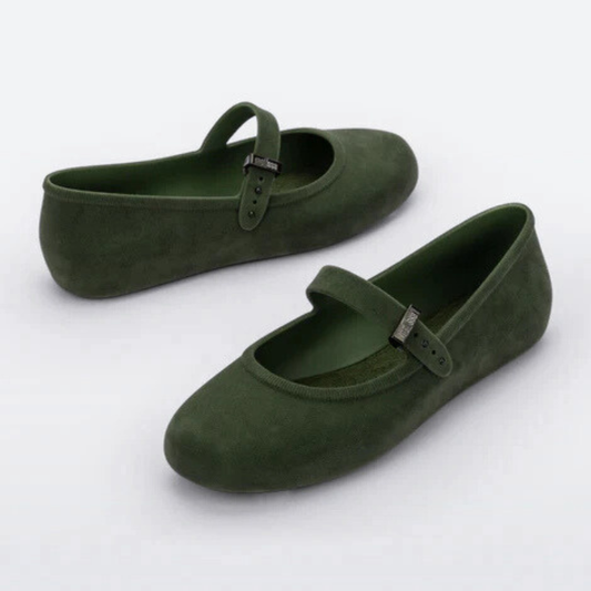 Sepatu Flat Wanita Melissa Soft Ballerina Velvet AD