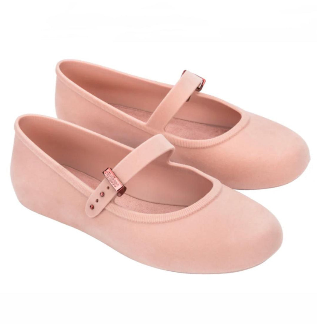 Melissa Soft Ballerina Velvet Ad Pink