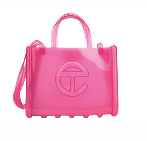 Melissa X Telfar Medium Jelly Shopper II Pink