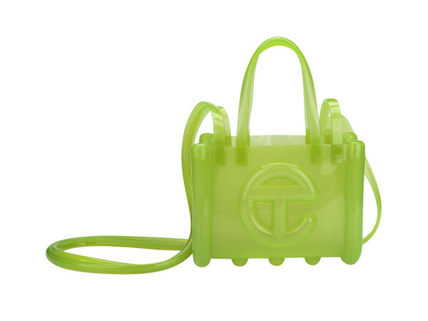 Melissa X Telfar Small Jelly Shopper II Green