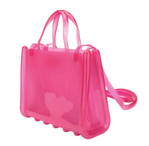 Melissa X Telfar Medium Jelly Shopper II Pink