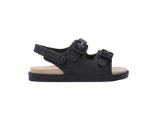 Load image into Gallery viewer, Mini Melissa Wide Sandal BB Black/Beige
