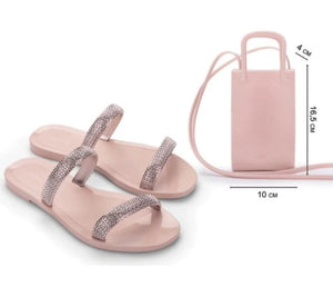 Melissa Glitz + Mini Bag AD Pink