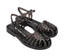 Load image into Gallery viewer, Melissa Sandal + Bimba Y Lola Ad Glitter Black
