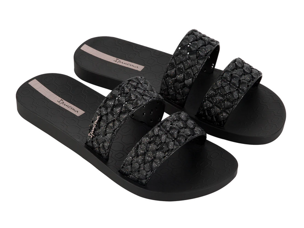 Ipanema Renda II Fem Black Glitter Black