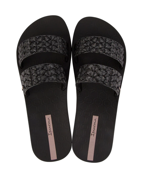 Ipanema Renda II Fem Black Glitter Black