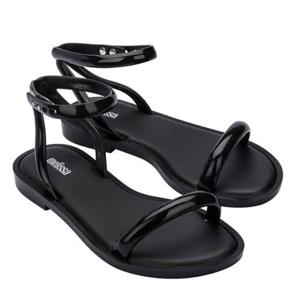 Melissa Wave Sandal Ad Black