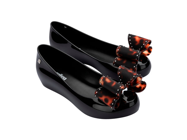 Melissa Ultragirl Classic Bow Ad Black Tortoiseshell