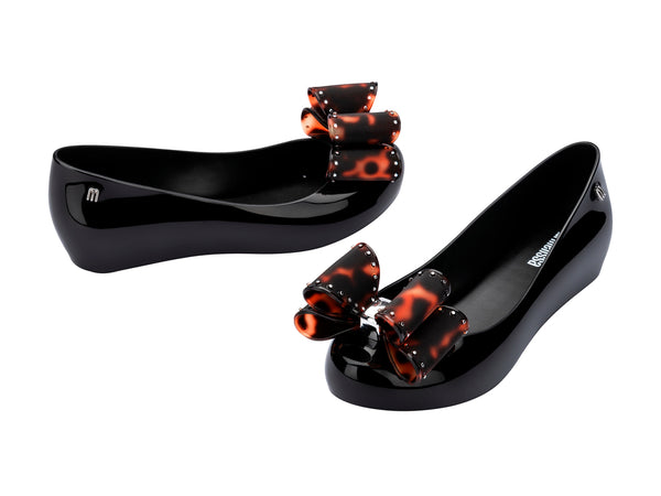 Melissa Ultragirl Classic Bow Ad Black Tortoiseshell