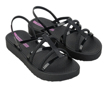 Load image into Gallery viewer, Ipanema Diversa Flatform Ad Black/Black/Lilac
