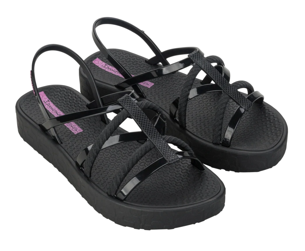 Ipanema Diversa Flatform Ad Black/Black/Lilac