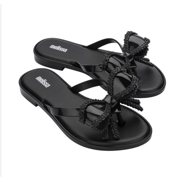 Melissa Flip Flop Slim IV Ad Black