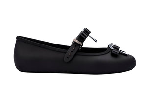 Melissa Soft Ballerina Bow Ad Black