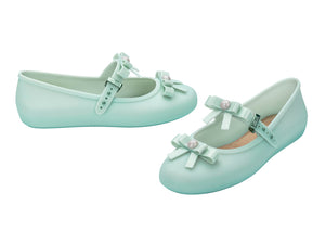 Melissa Soft Ballerina Bow Ad Green Beige