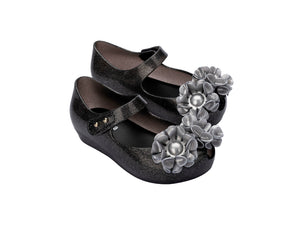 Mini Melissa Ultragirl Springtime Bb Glitter Black