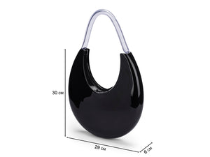 Melissa Moon Bag Black Clear