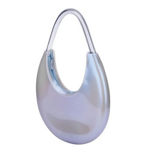 Load image into Gallery viewer, Melissa Moon Bag Pearly Blue
