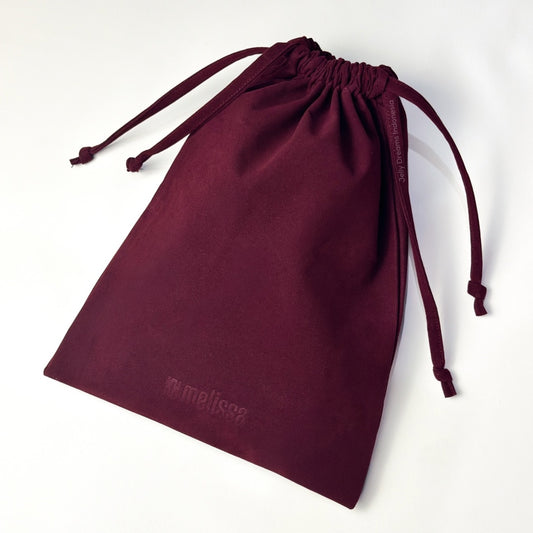 Limited Edition Melissa Exclusive Signature Travel Pouch In Wine Color