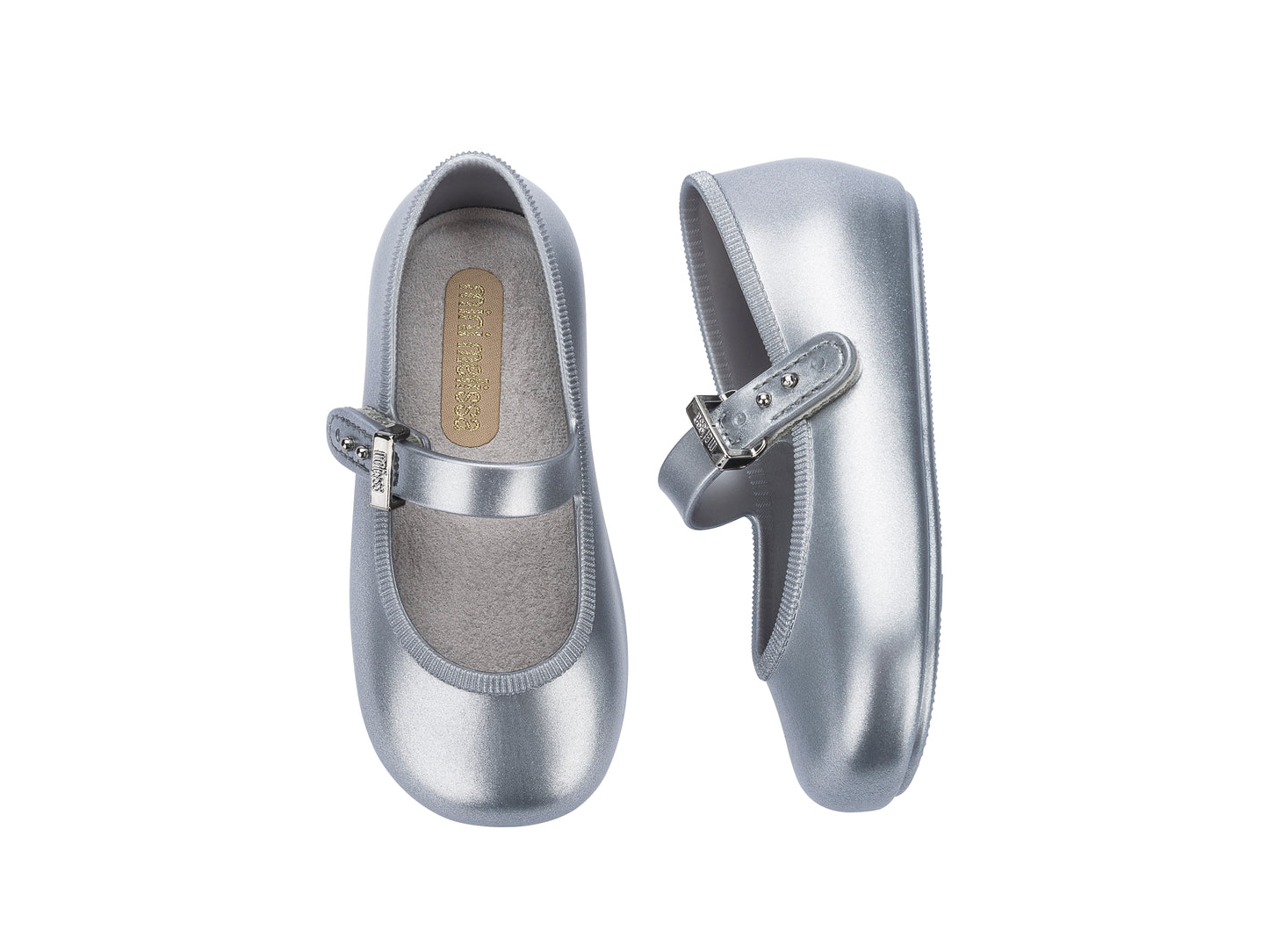 Mini Melissa Soft Ballerina Bb Silver