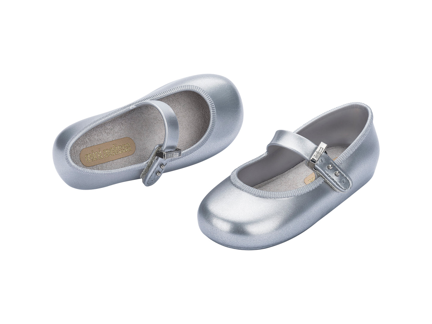 Mini Melissa Soft Ballerina Bb Silver