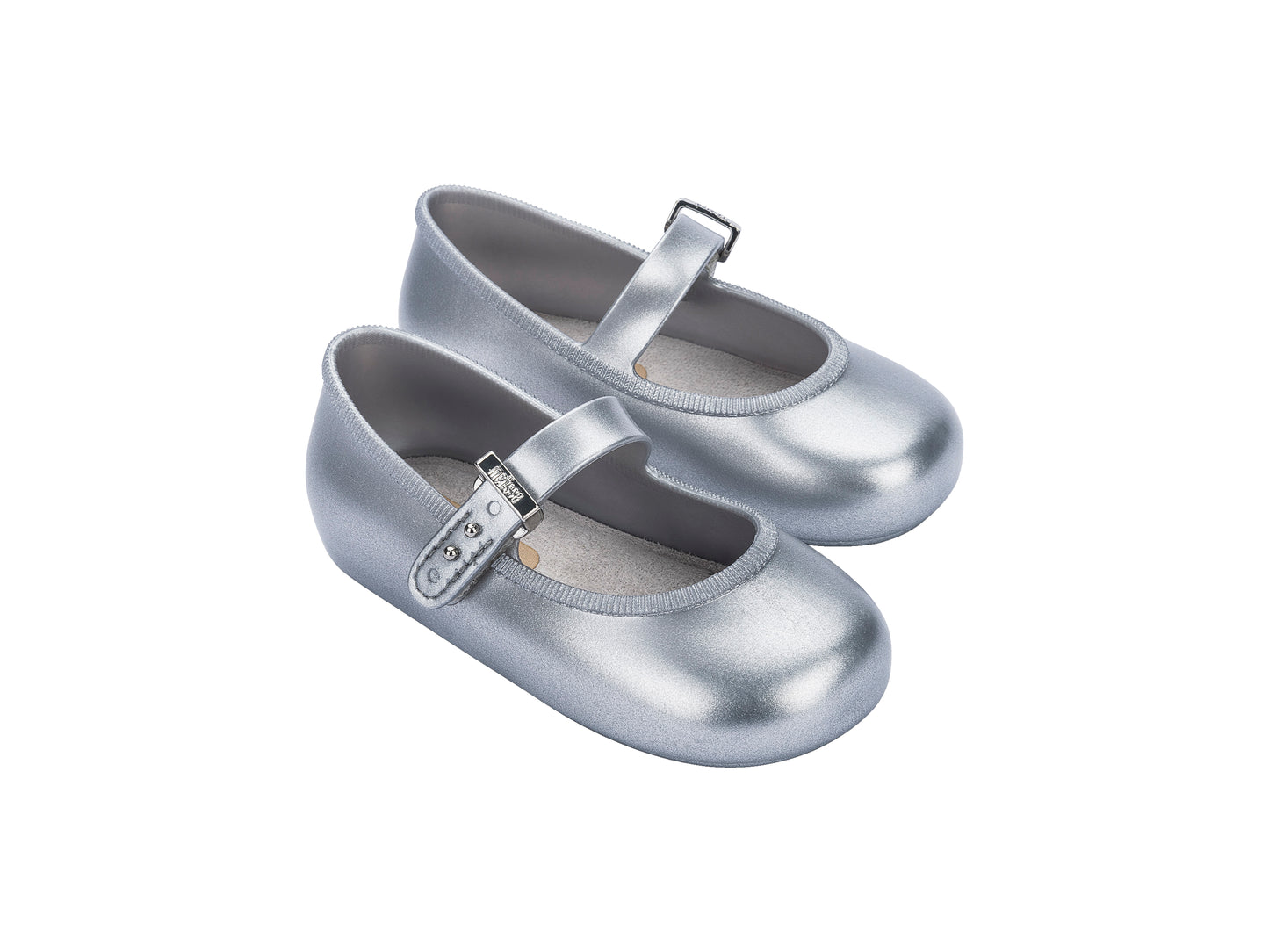 Mini Melissa Soft Ballerina Bb Silver