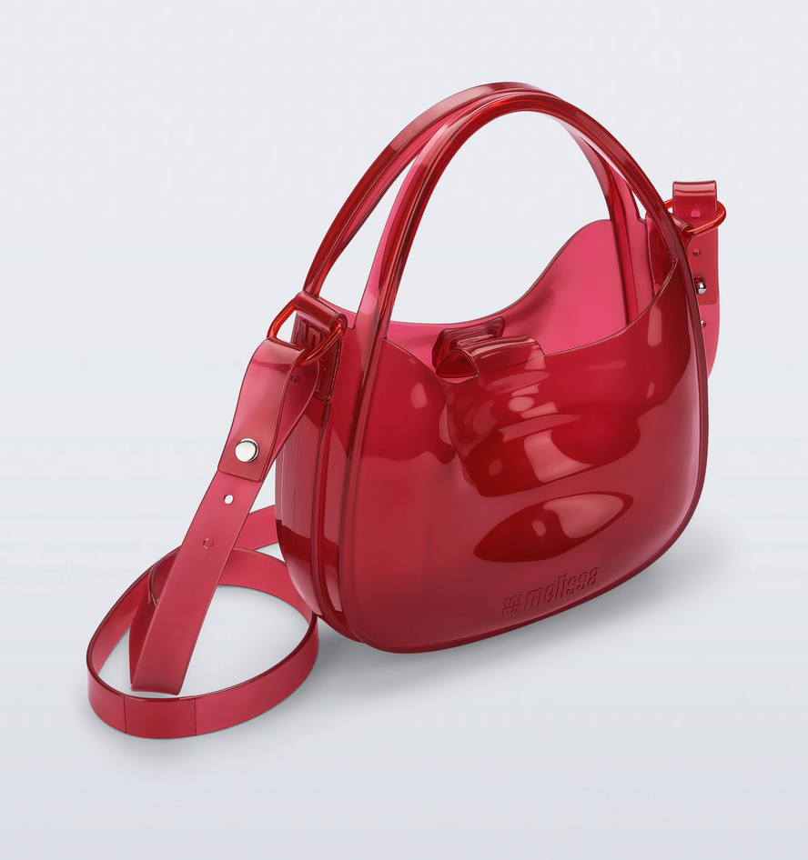 Melissa Mirror Bag Transparent Red