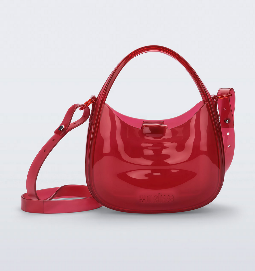 Melissa Mirror Bag Transparent Red