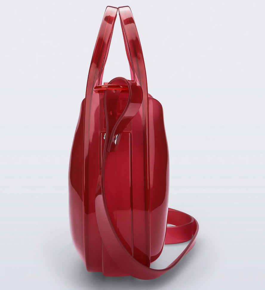 Melissa Mirror Bag Transparent Red