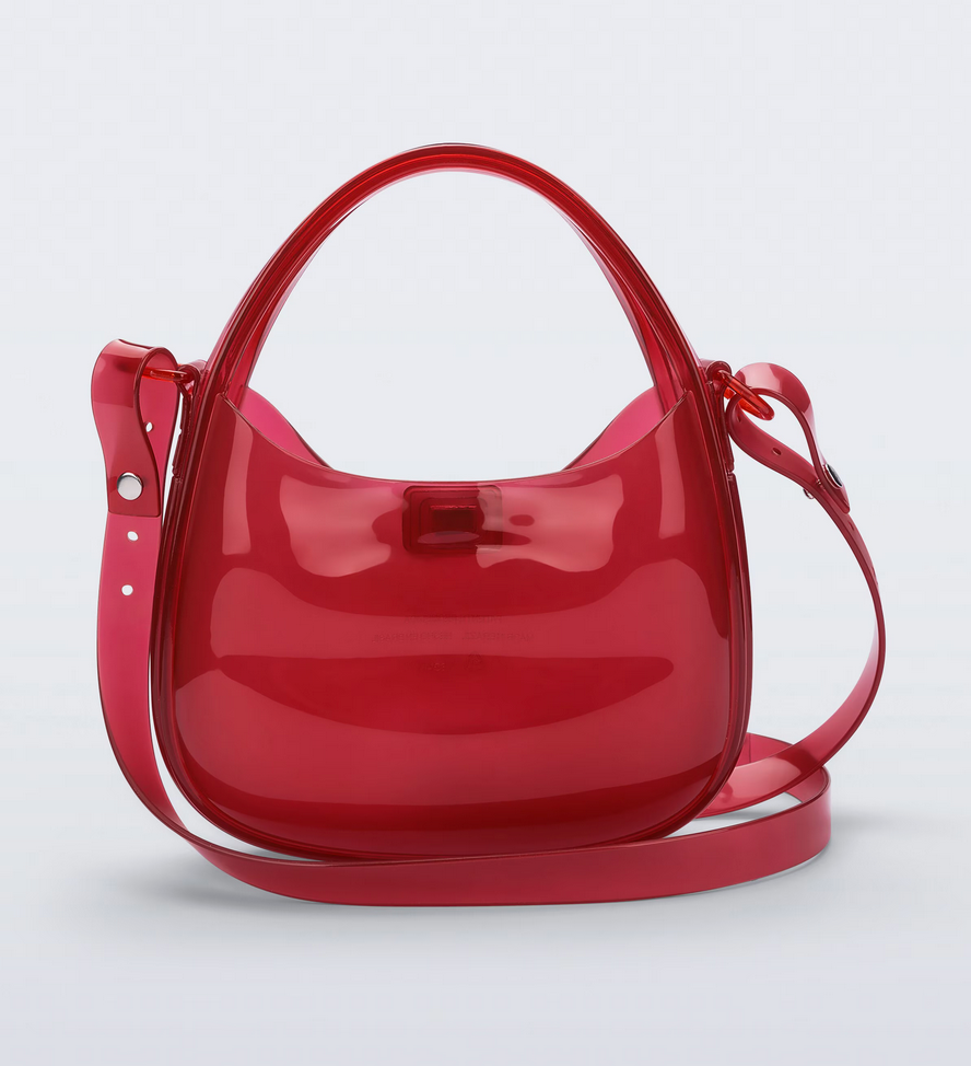 Melissa Mirror Bag Transparent Red