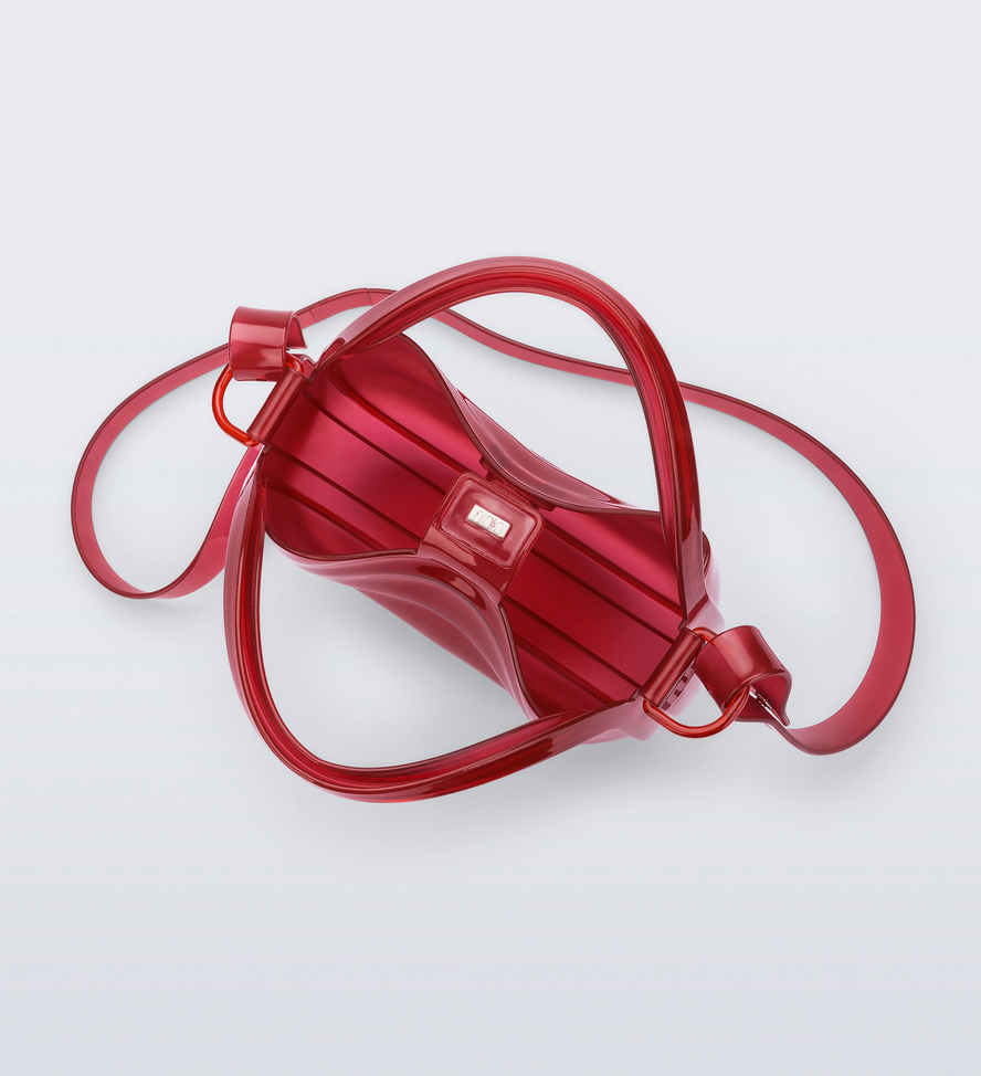 Melissa Mirror Bag Transparent Red