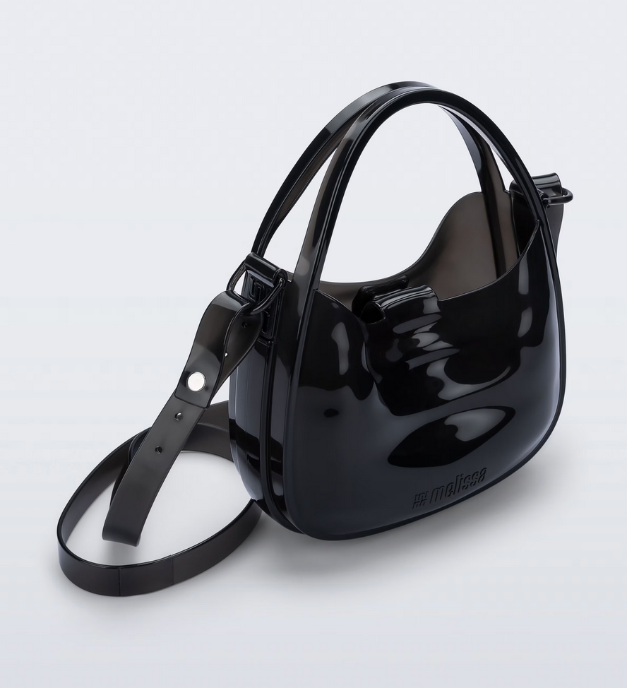 Melissa Mirror Bag Clear Black