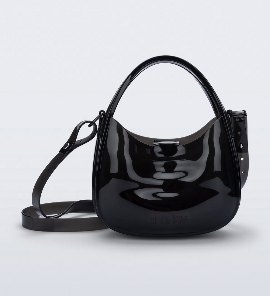 Melissa Mirror Bag Clear Black