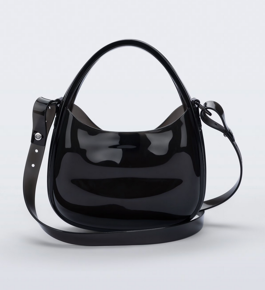 Melissa Mirror Bag Clear Black