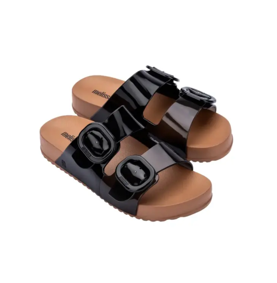Melissa Cozy Slide Ad Brown Black