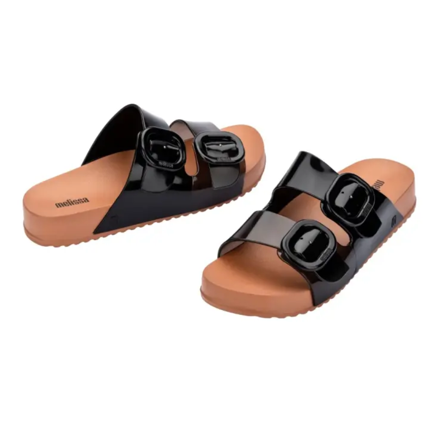 Melissa Cozy Slide Ad Brown Black