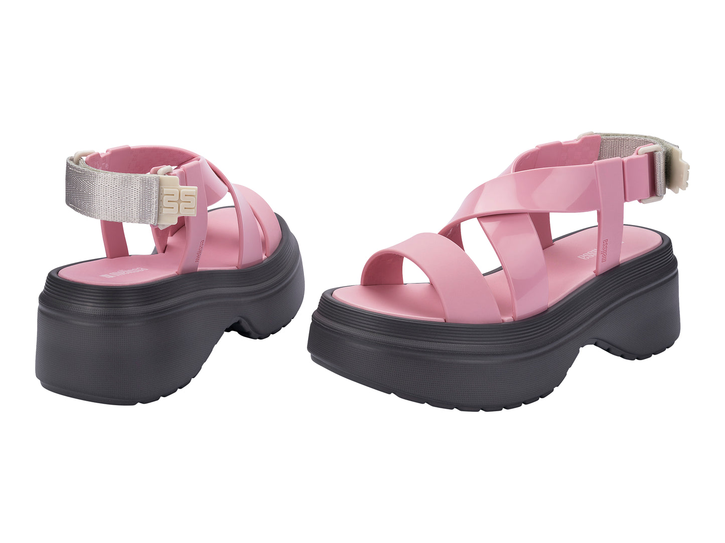 Melissa Stand Platform Ad Pink/Grey