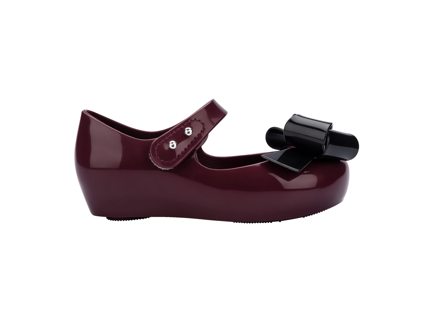Mini Melissa Ultragirl Classy Bb Burgundy Black