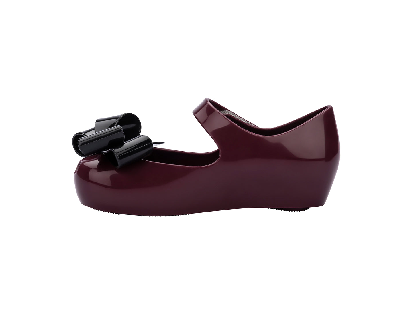 Mini Melissa Ultragirl Classy Bb Burgundy Black