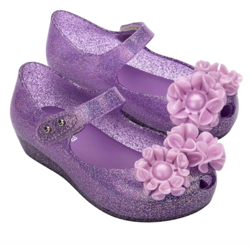 Mini Melissa Ultragirl Springtime BB Lilac/Glitter