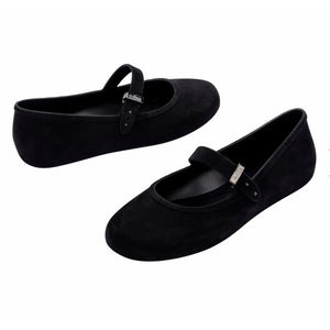 Melissa Soft Ballerina Velvet Ad Black