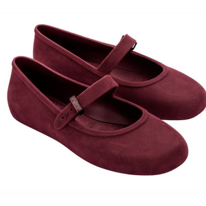 Melissa Soft Ballerina Velvet Ad Red