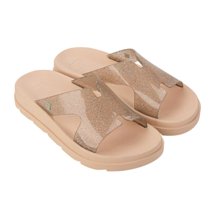 Zaxy Daily Slide Ad Glitter Light Brown