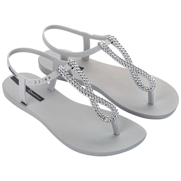 Ipanema Class Twist Sandal Fem Grey/Silver